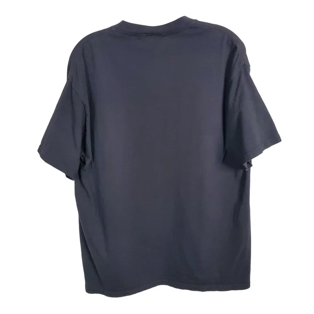 Kiss Army Size L T-Shirt Vintage Vinyl 2005 100% Cotton Black Camo Spellout Y2K - Picture 2 of 6